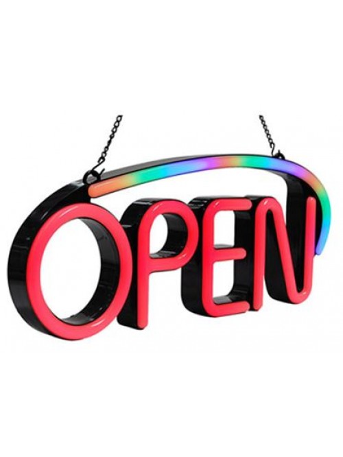 3D led open sign