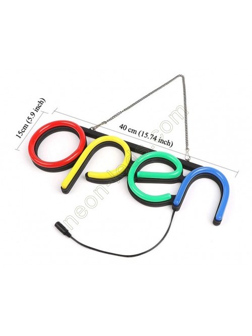 LED Open Sign Like NEON With 4 Colors