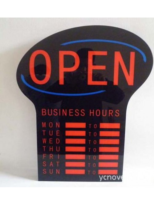 Programmable led open sign