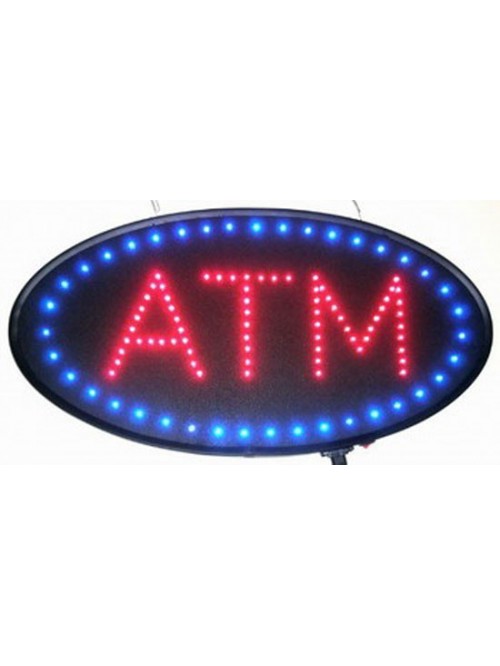 Oval Shape ATM Led Sign