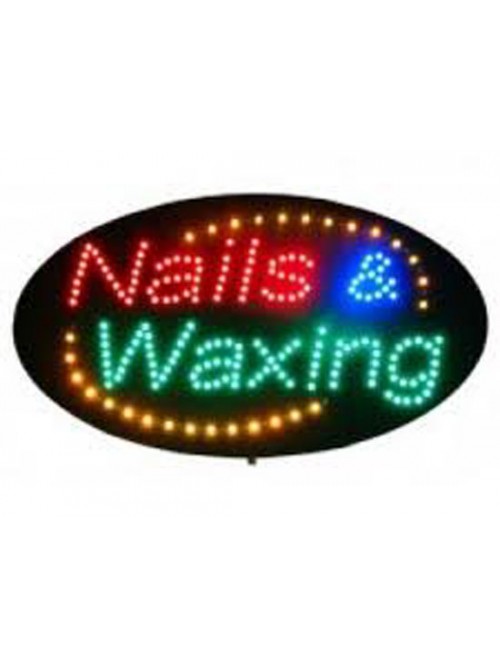 Nails & Waxing Led Sign