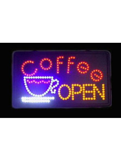 Coffee led open sign