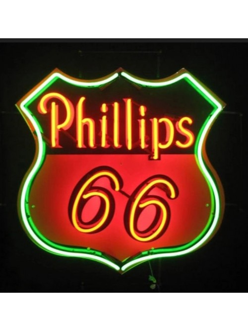 Phillips 66 Gasoline Neon Auto Sign