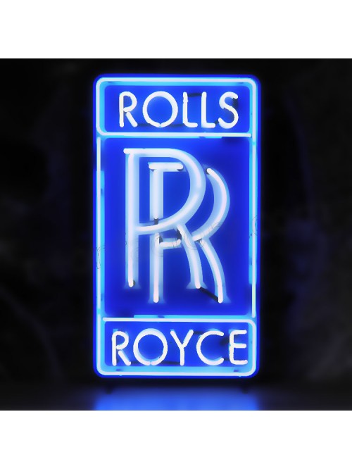 Rolls Royce neon auto sign