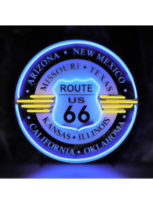 Route 66 all States neon auto sign