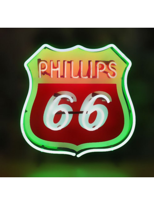 Phillips 66 neon auto sign