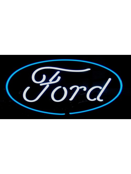 Oval Ford Neon Auto Sign