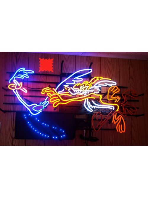 Road Runner Garage Neon Auto Sign