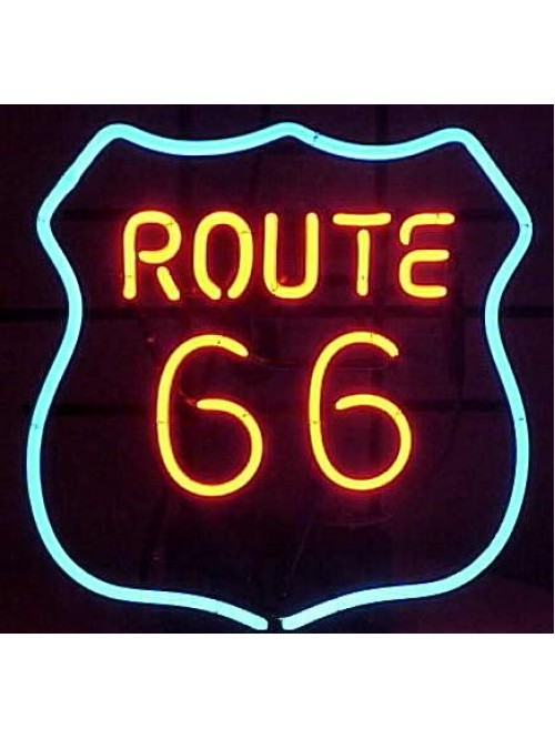 Route 66 Garage Neon Auto Sign