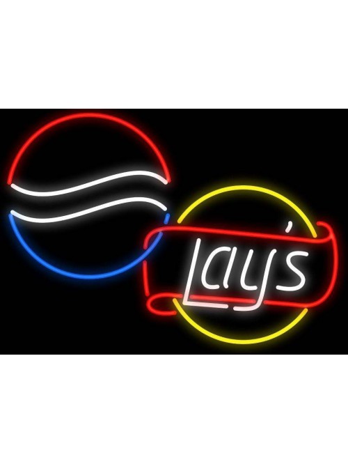 Pepsi Lay's Neon Beer Sign