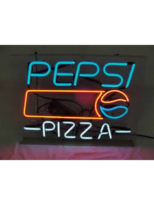 Pepsi Pizza Neon Beer Sign